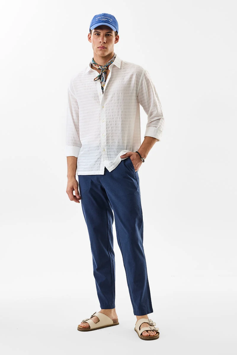 سنيتش Regular Fit Textured Shirt